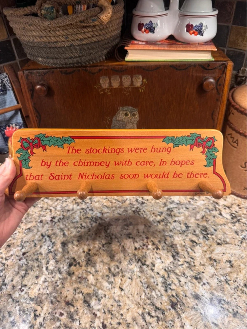 Vintage house of Lloyd Christmas key rack